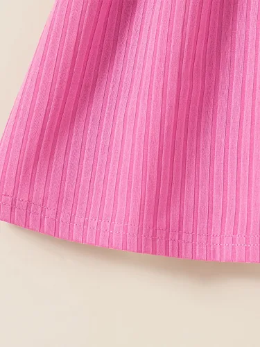 Miniatura 2 de Vestidos para niñas Vestidos para niñas pequeñas Paquete de 3 Vestido casual de fiesta con estampado patinador acampanado tipo A Vestido de verano