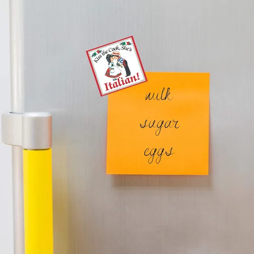 Miniatura 3 de Regalo italiano para mujer, imán para nevera, beso, cocinero italiano