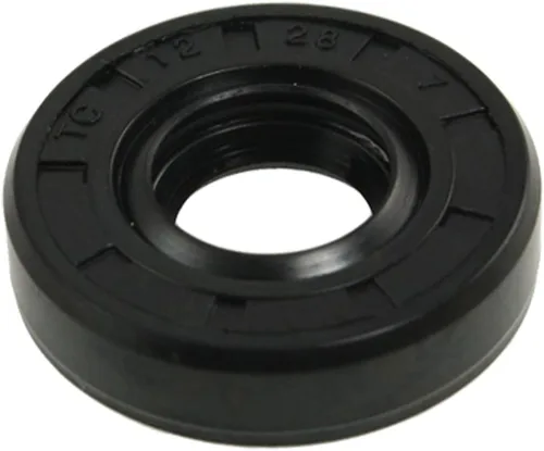 Miniatura 27 de uxcell Caucho doble de los labios del sello de aceite del eje rotatorio métrico 49.2x82.0x16.4 ft m TC, negro