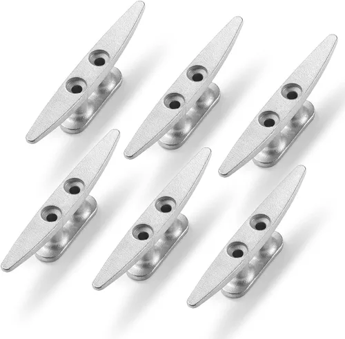 Miniatura 11 de ZOMCHAIN Tacos de barco, 4 pulgadas/6 pulgadas, acero inoxidable 304, para decoración marina, cubierta, náutica (paquete de 4 / 6 unidades)