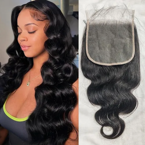 Miniatura 17 de Encaje frontal transparente HD de 13 x 6 pulgadas, prearrancado con abuelitos, línea capilar natural, cierre frontal ondulado 12A, cabello humano