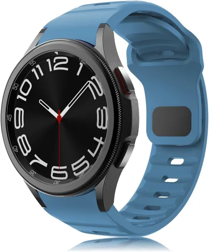 Miniatura 15 de Correa resistente sin huecos para Samsung Galaxy Watch Band 8 1.732 in 1.575 in/Galaxy Watch 8 Classic Band 1.811 in, correa deportiva de silicona