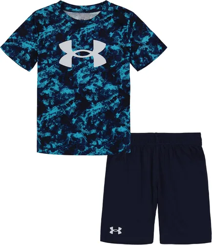 Miniatura 137 de Under Armour baby-girls Ua Terrazzo Leopard Heart SetShort Set