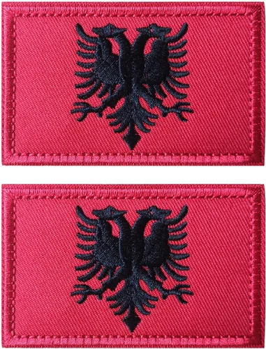 Miniatura 119 de 2 parches de bandera de Japón de AliPlus bordados tácticos militares moral parche apliques gancho y bucle