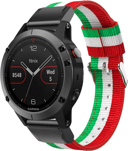 Miniatura 12 de Correa deportiva de nailon de ajuste rápido compatible con Garmin Fenix 5/Fenix 5 Plus/Forerunner 935/Approach S60/Quatix 5 Smartwatch