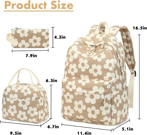 Miniatura 82 de Bluboon Juego de mochila para adolescentes, mochila escolar para niñas, lonchera y lápices, bolsas para estudiantes, 3 en 1, rosa-3 juegos, Escuela