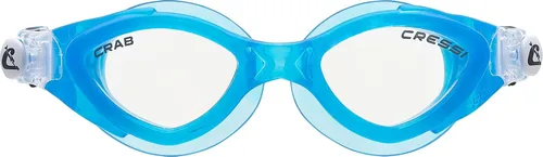 Cressi Gafas de natación de silicona para niños de 3, 4, 5, 6, 7 | CRAB fabricado en Italia por calidad desde 1946 Azul Translucent