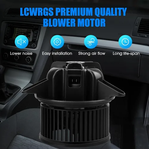 Miniatura 2 de Ventilador de motor de ventilador de CA delantero para Jeep Cherokee Wrangler TJ 1997 1998 1999 2000 2001 HVAC Calentador Motor Soplador Repuesto #