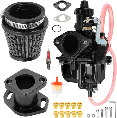 Miniatura 15 de FVRITO - Carburador de alto rendimiento VM22 de 26 mm para Predator 212cc 196cc Coleman CT200U BT200X Mini Bike KT196 Go Kart GX160 GX200 6.5hp