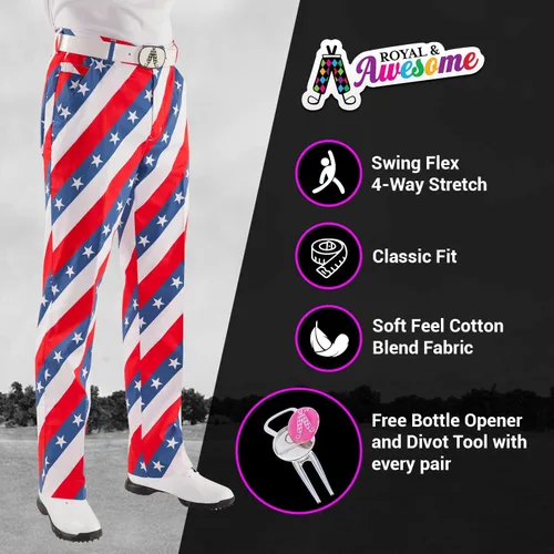Miniatura 6 de Royal Awesome - Pantalones de golf para hombre