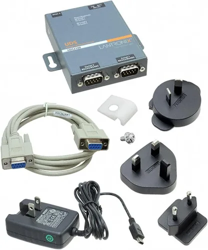 Miniatura 3 de Lantronix Servidor de dispositivos UDS1100/UDS2100 - Servidor de dispositivos serie a Ethernet de 1 o 2 puertos, RS-232/422/485, Ethernet 10/100