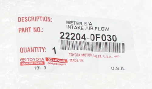 Miniatura 6 de TOYOTA 22204-0F030 Sensor de flujo de masa de aire
