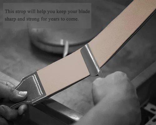 Miniatura 5 de Profesional Kit de Maquinilla de Afeitar Recta Con Strop, Brocha De Afeitar, Cuero Strop - Navaja de Barbero Navaja de Barbero