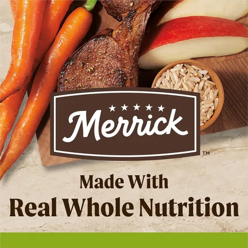 Miniatura 2 de Merrick - Alimento seco para perros con vitaminas y minerales añadidos para todas las razas, 25 libras, cordero