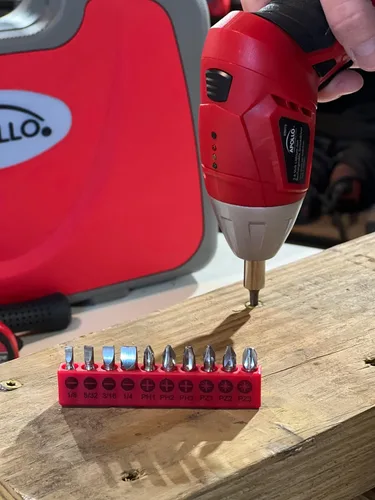 Miniatura 3 de Apollo Tools DT0773 - Juego de herramientas para el hogar de 135 piezas con destornillador inalámbrico giratorio de iones de litio de 3.6 voltios