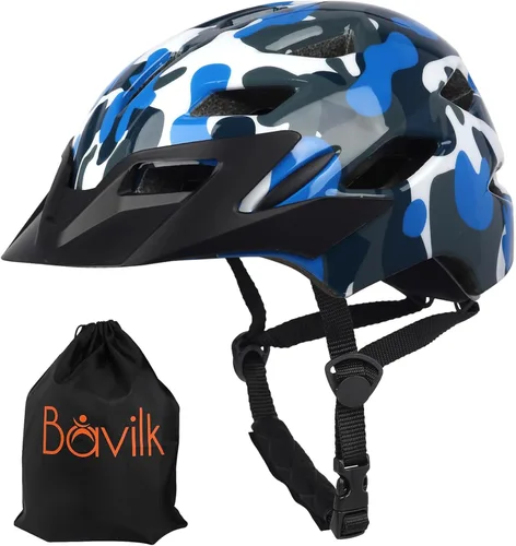 Miniatura 7 de Kids Bike Helmet,Bavilk Kids Boys Girls Bike Helmets with LED Light Detachable Visor Children Youth Teen Multi-Sport for Skating Cycling Scooter
