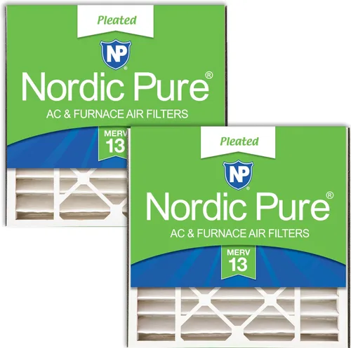 Miniatura 11 de Nordic Pure 20 x 20 x 5 (19_11/16 x 20_11/16 x 4_15/16) Air Bear 259112-103 MERV 12 filtros de aire, paquete de 4
