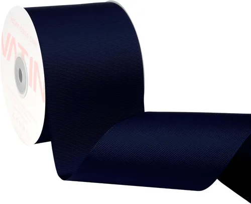 Miniatura 160 de Vatin - Rollo de cinta de grogrén, rollos de 25-50 yardas, perfecto para decoración de bodas, coronas, baby showers, envolturas de paquete de regalo