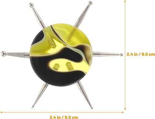 Miniatura 5 de EXCEART Bolígrafo de manicura multifuncional, herramienta de punteado de uñas para diseño de uñas DIY con puntas redondas para patrones precisos