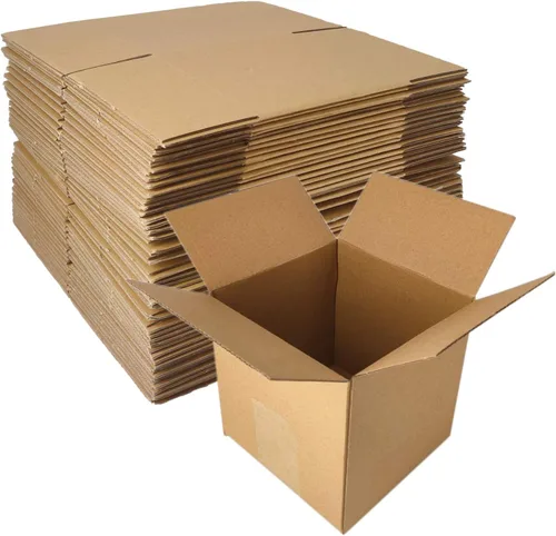 zmybcpack Paquete de 40 cajas de 5x5x5 pulgadas de cartón corrugado para envío - Cajas de envío de cartón corrugado para correo, cajas de embalaje