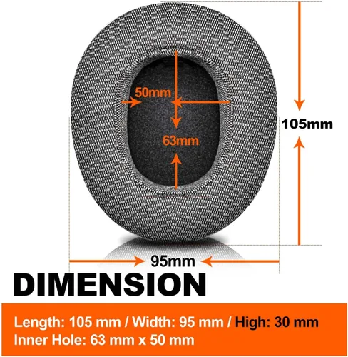 Miniatura 3 de Nova Pro - Almohadillas inalámbricas de repuesto compatibles con Steelseries Arctis Nova Pro Wireless de LTYIVABHTTW I mejoraron la durabilidad