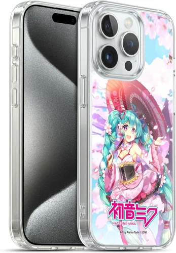 Miniatura 186 de Head Case Designs Licencia Oficial Hatsune Miku Gráficos Lindos Carcasa de Gel [Protección de Grado Militar] Compatible con Apple iPhone 7