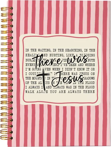 Miniatura 30 de VNWEK Escritura de la Biblia Mateo 5:3-16 Bendito es el pobre en espíritu Huellas de Dios Cuaderno de espiral con diario de 5.5 x 8.3 pulgadas