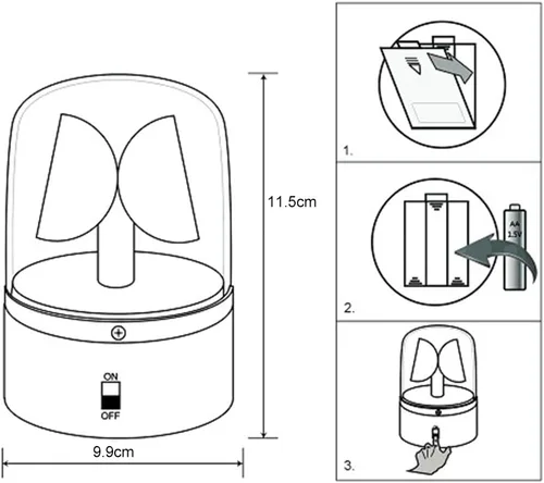 Miniatura 5 de Luz estroboscópica LED, luces de discoteca, lámpara giratoria de fiesta, luces intermitentes de escenario, luz estroboscópica de sirena de coche