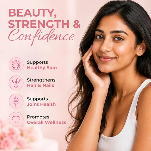 Miniatura 4 de Collagen For Her: Polvo de péptidos de colágeno sin sabor – Suplemento de proteína de colágeno hidrolizado para mujeres Vital para el cabello