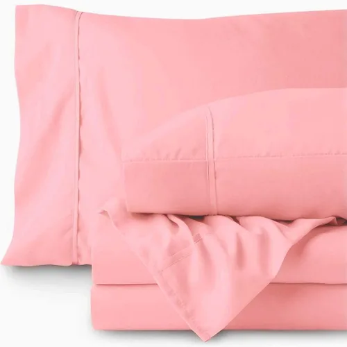 Miniatura 10 de 500TC Hoja de Super Calidad Ropa De Cama fija 100% algodón egipcio 4pc Set 24" pulgadas bolsillo extra profundo