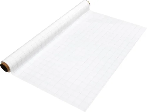 Miniatura 6 de Paquete de 15 hojas estáticas de borrado en seco, papel tapiz de pizarra blanca de 31.5 x 24 pulgadas, adhesivo de borrado en seco para pared