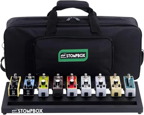 Miniatura 9 de Eno Music 14" Bolsa Mini para Pedal de Efectos de Guitarra Compacta Pequeña