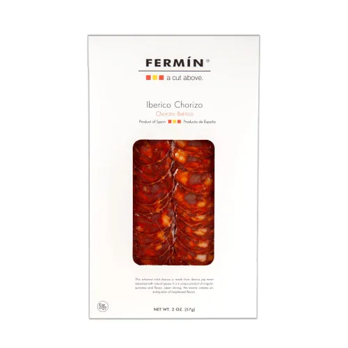 Miniatura 3 de Trío ibérico Rebanado - Chorizo (2 oz) Jamón (2 oz) Salchichón (2 oz)