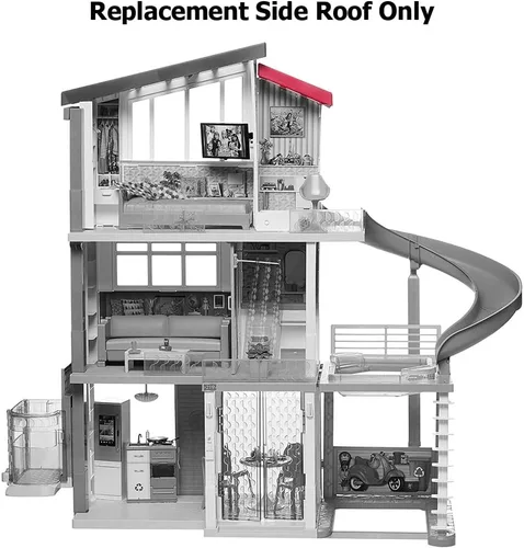 Miniatura 2 de Piezas de repuesto para Barbie Dreamhouse - FHY73 FHY74 Barbie Doll Dream House ~ Techo lateral de repuesto ~ Rosa