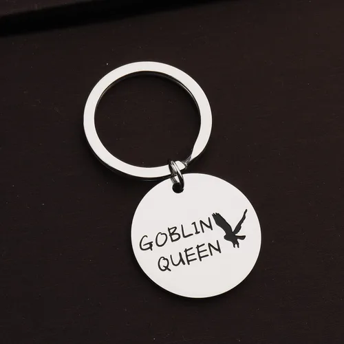 Miniatura 3 de CENWA - Llavero de laberinto inspirado en la joyería goblin Queen