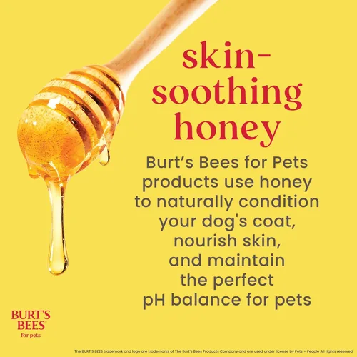 Miniatura 6 de Burt's Bees for Pets Champú para cachorros sin lágrimas con suero de leche y aceite de linaza, champú suave para perros de más de 8 semanas