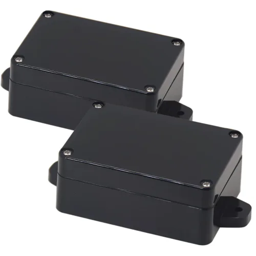 Miniatura 19 de Zulkit Caja de conexiones de plástico ABS a prueba de polvo, impermeable, IP65, cajas eléctricas universales, carcasa para proyectos con oreja fija