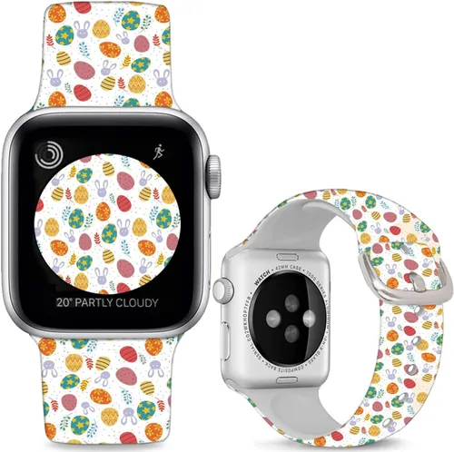 Miniatura 17 de Correas de reloj de silicona suave compatibles con Apple Watch de 1.496 in 1.575 in 1.614 in 1.654 in 1.732 in 1.772 in 1.811 in 1.929 in Ultra 2