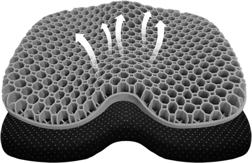 Miniatura 9 de Cojín de asiento de kayak, asiento de kayak de gel grueso antideslizante impermeable, almohadilla de goma portátil para remo de canoa para estadio