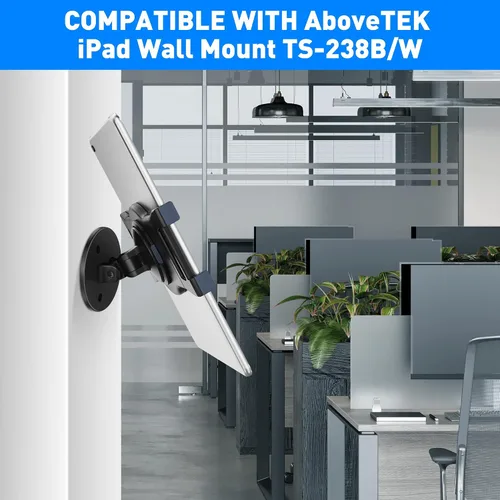 Miniatura 5 de AboveTEK Soporte para tableta de quiosco al por menor con medida de ancho o altura en el rango de 7.7 "-9.6" (sólo la carta), compatible con soporte