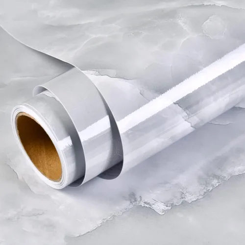 Miniatura 12 de Yancorp Papel de contacto verde y blanco de 16"x120", papel tapiz removible, despegar y pegar para encimeras, baño, impermeable, papel tapiz