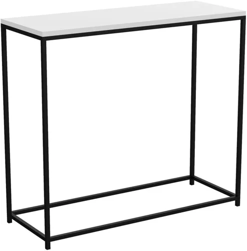 Safdie & Co. Mesa consola, blanca, 12 pulgadas de profundidad x 31 pulgadas de ancho x 28 pulgadas de alto