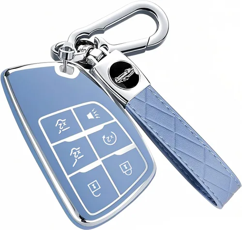 Miniatura 11 de Funda para llavero Chevy con llavero, funda de TPU suave para Colorado Equinox Silverado, para GMC Canyon Sierra Remote Smart Key Holder