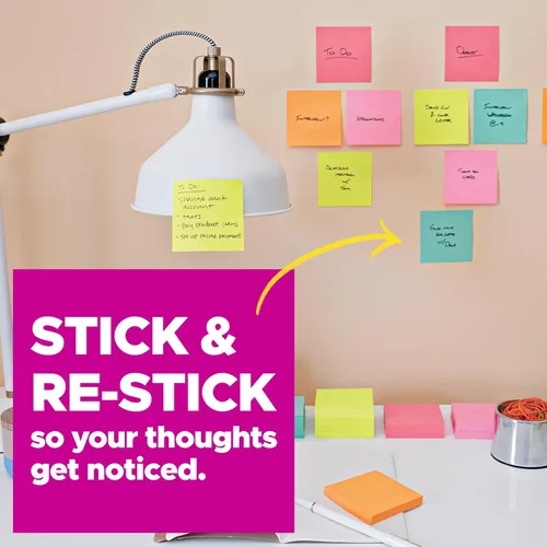 Miniatura 4 de Notas superadhesivas de la marca Post-it, 5 x 8 in., Rio de Janeiro Collection