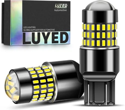 Miniatura 58 de 1156 Bombillas LED Ámbar Amarilla Luz de Señal de Giro 400% de Brillo 1141 1003 7506 Bombillas LED P21W Usadas para Luces Intermitentes Luz Trasera