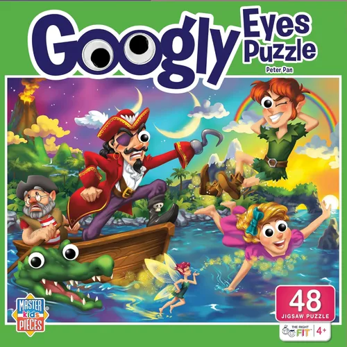 Miniatura 16 de MasterPieces – Rompecabezas de 48 piezas para niños de 4+ años, animales del bosque con ojos googly, juego educativo y divertido, idea de regalo