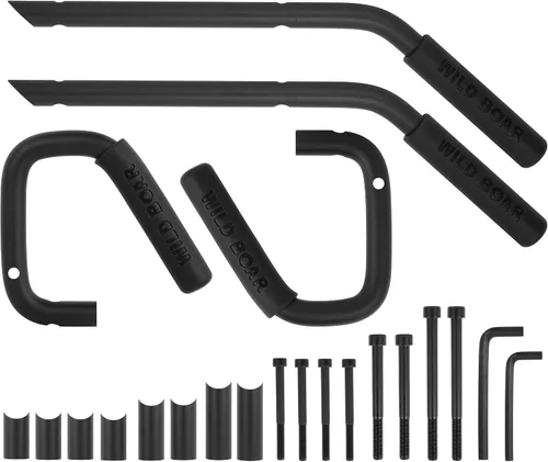 Miniatura 7 de Asas de agarre delanteras para vehículos Jtron, asas de agarre de seguridad delanteras y traseras, asas de agarre delanteras y traseras de acero