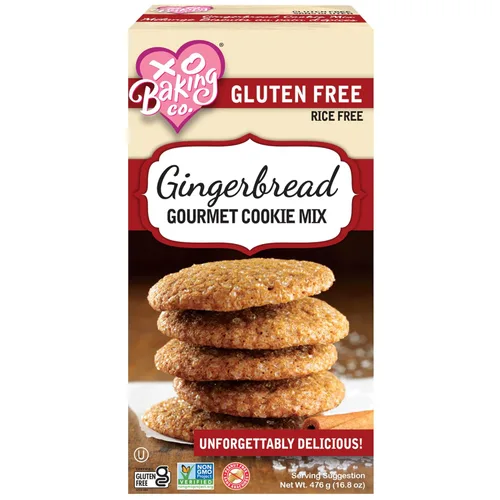 Miniatura 16 de XO Baking Co. Mezcla de galletas gourmet con chispas de chocolate sin gluten; sin OGM, Kosher; sin arroz; sin lácteos; sin maní; sin conservantes