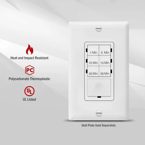 Miniatura 6 de Broan-NuTone PowerHeat - Extractor de baño, calentador, luz y temporizador de cuenta regresiva Enerlites