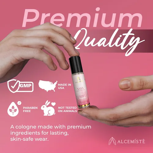 Miniatura 6 de Perfumes de lujo con infusión de feromonas para mujer, aromas mejorados de primera calidad, colonia de feromonas, tamaño de viaje, bola rodante, a